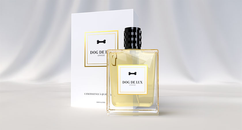 Coverpla Collaborates on a Luxe Fragrance for Dogs—’Dog de Lux’